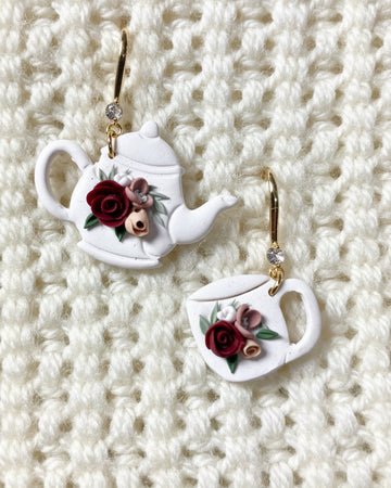 Teapot and Cup Earrings