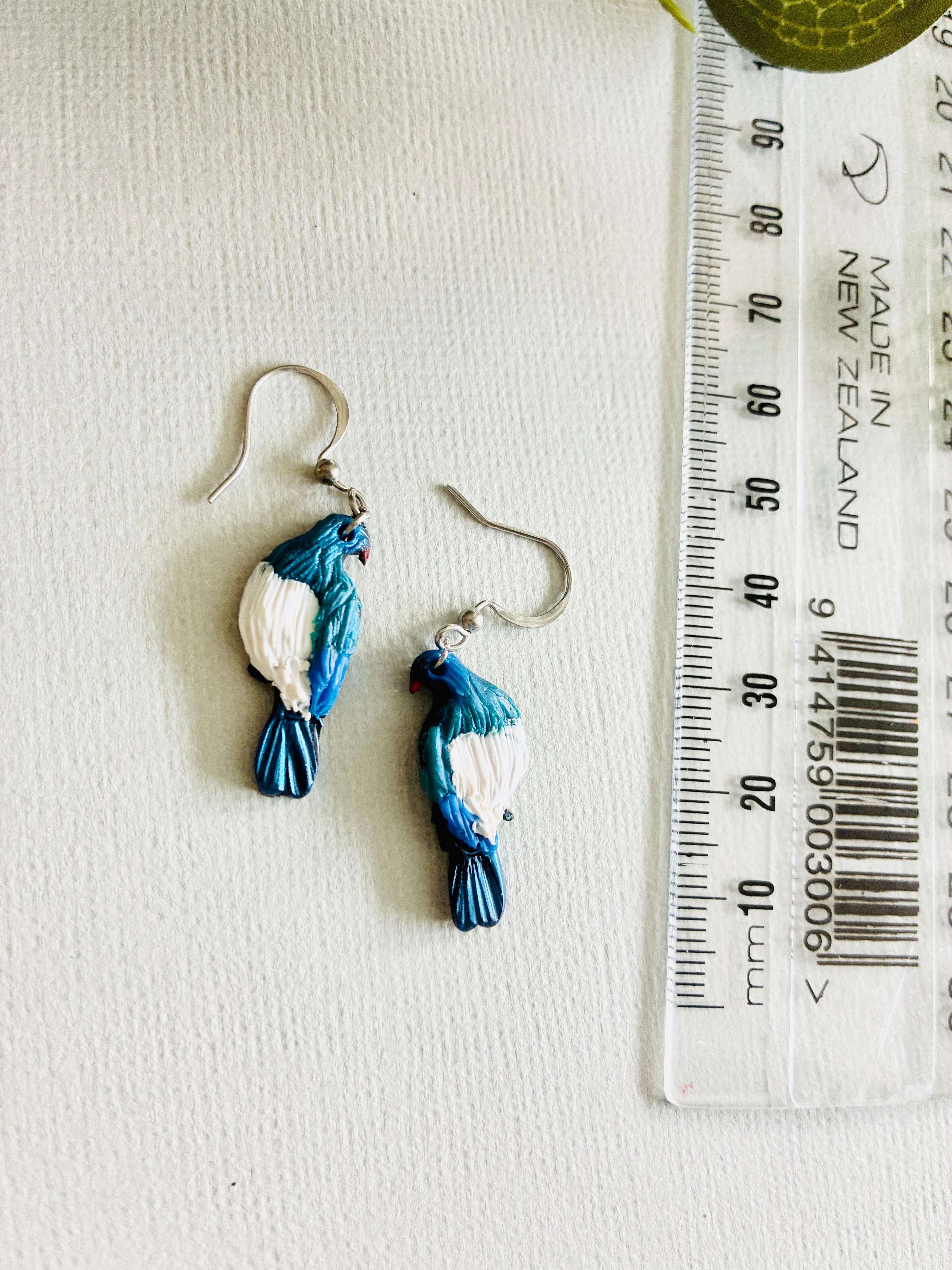 Kereru/ Wood pigeon (small) Earrings