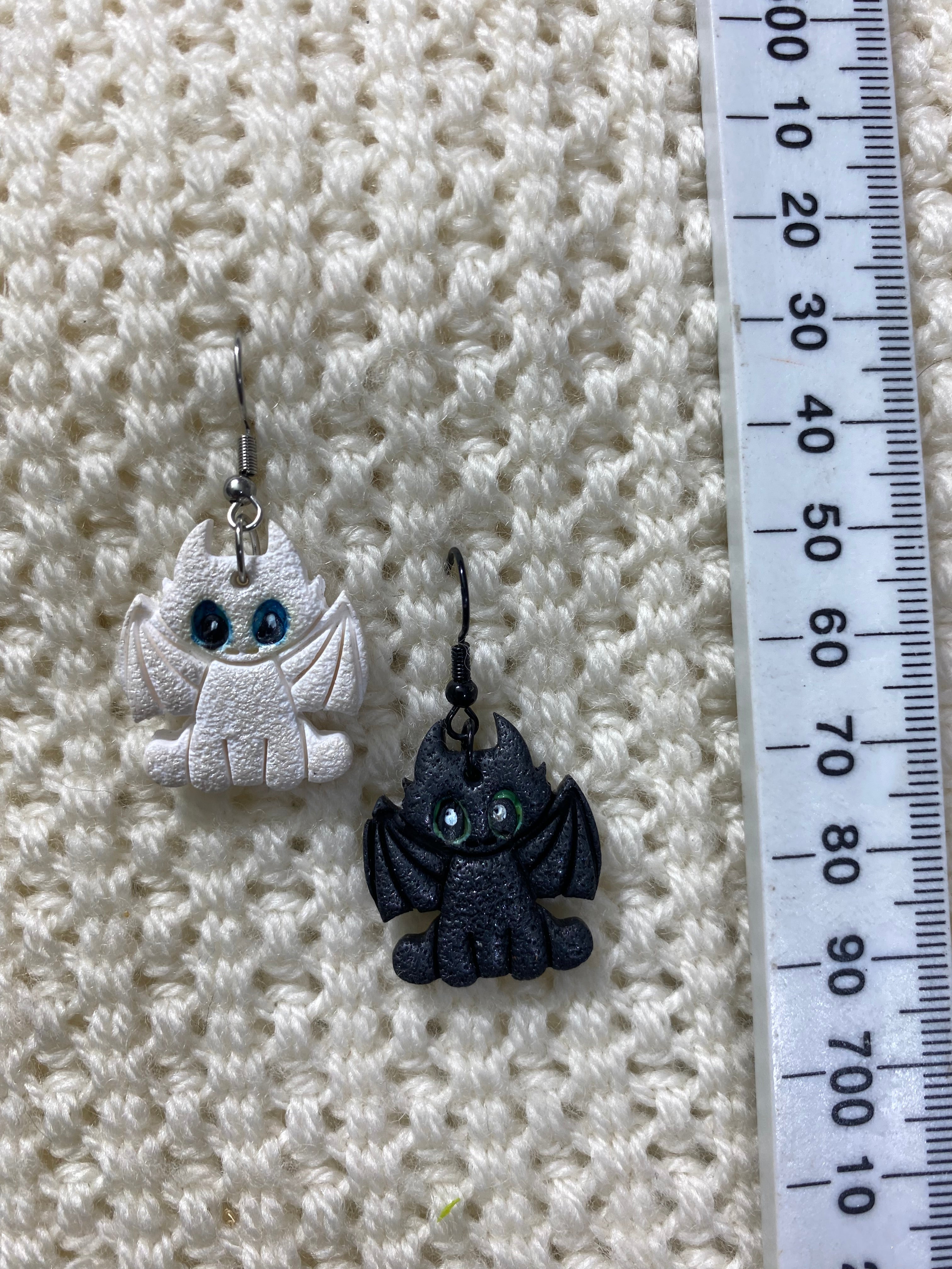 Toothless Dragon earrings