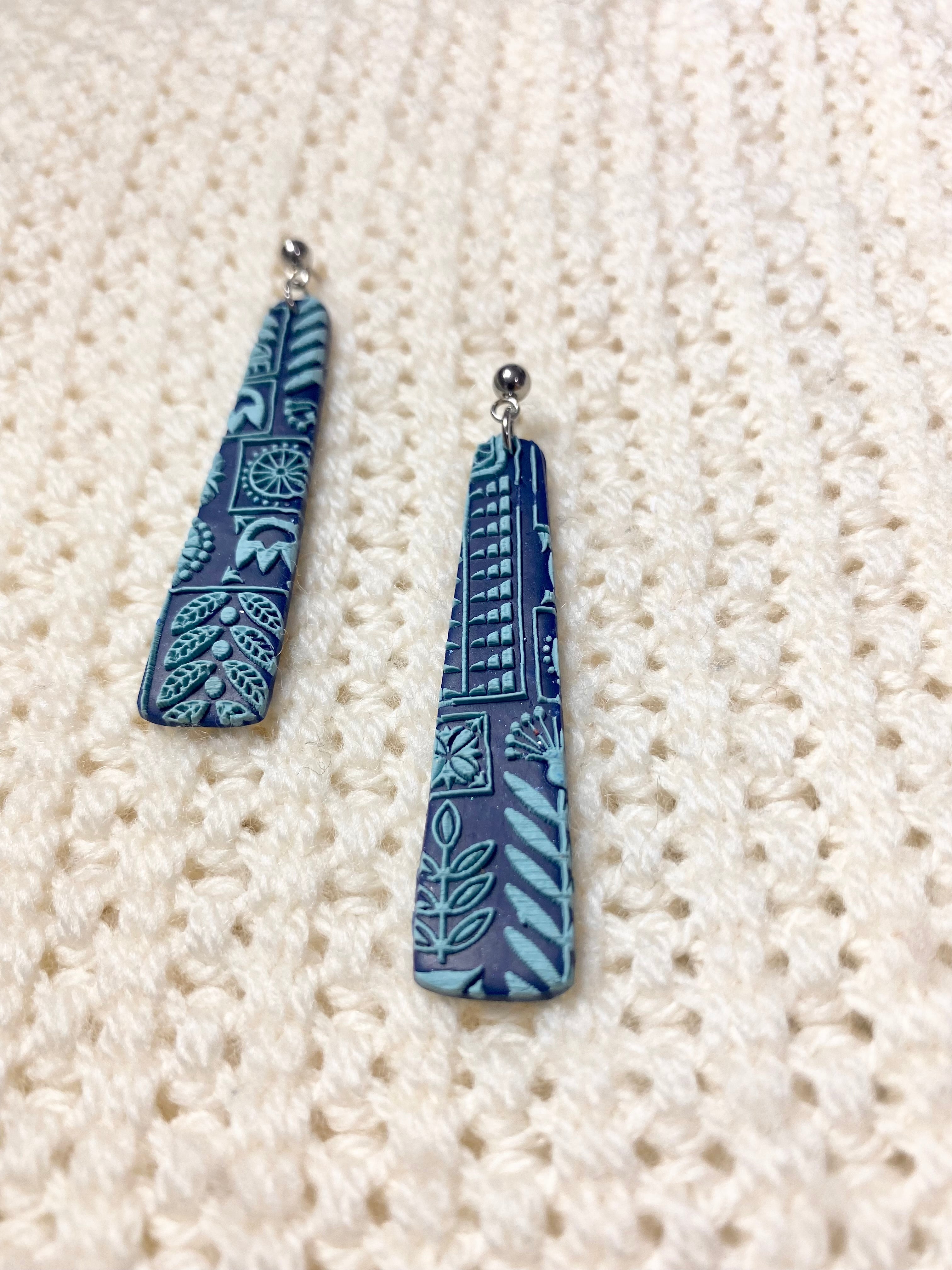 Kiwi flora Earrings