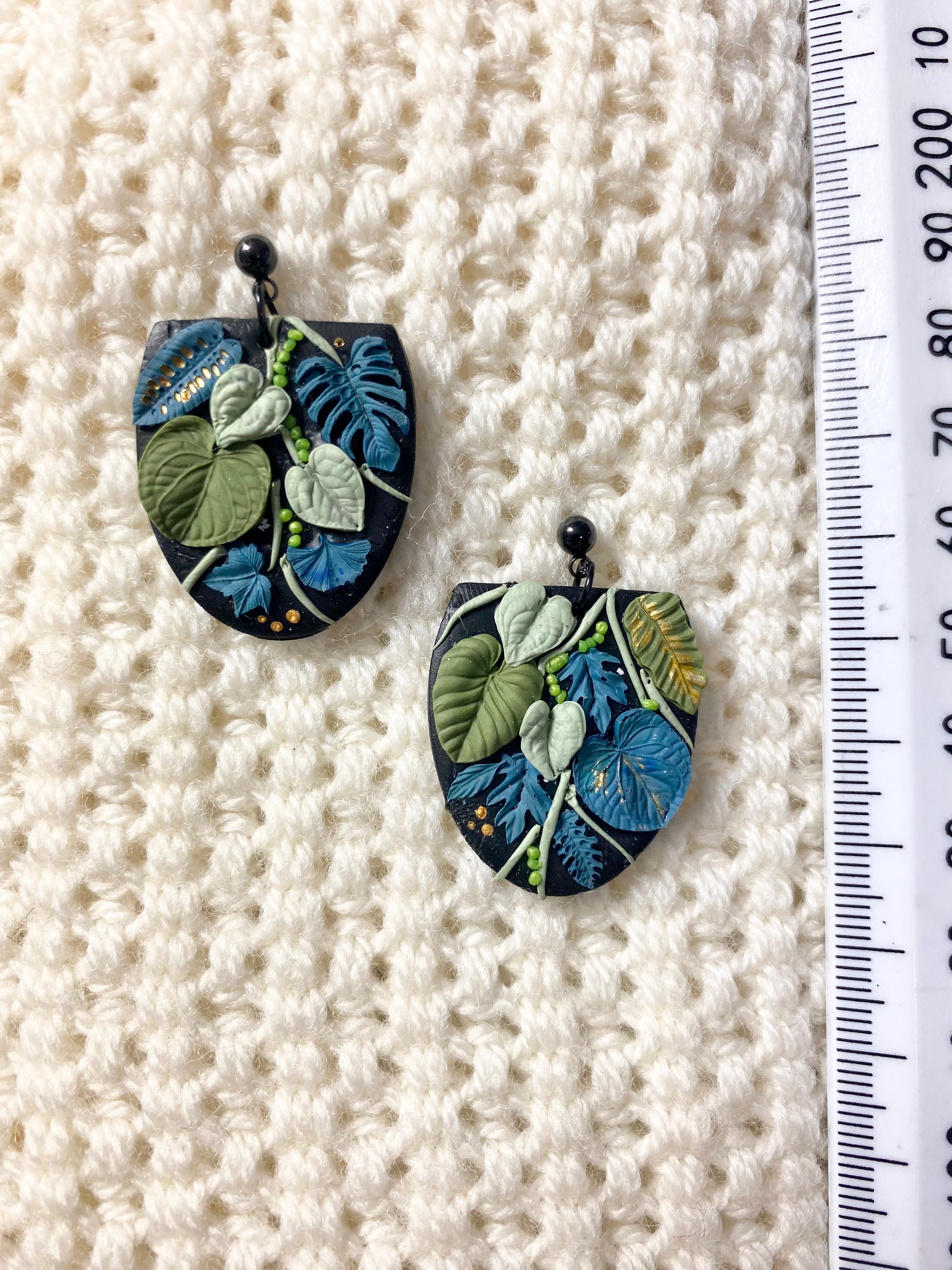Indoor Garden Earrings