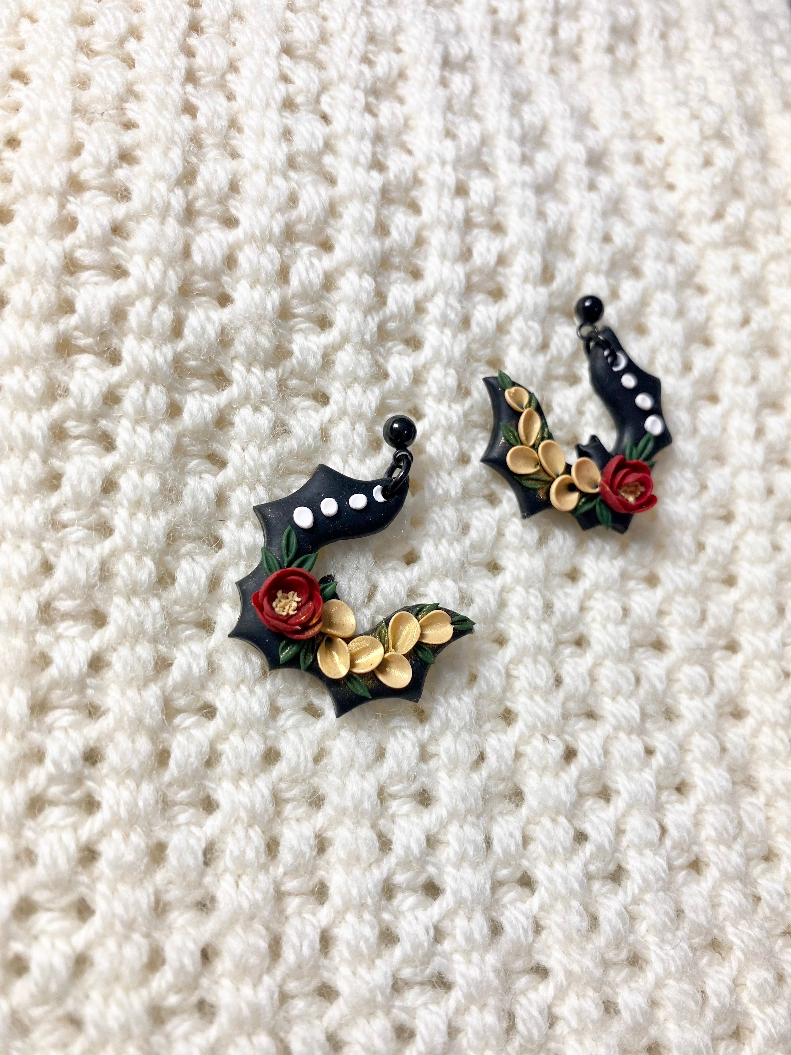 Bat Earrings