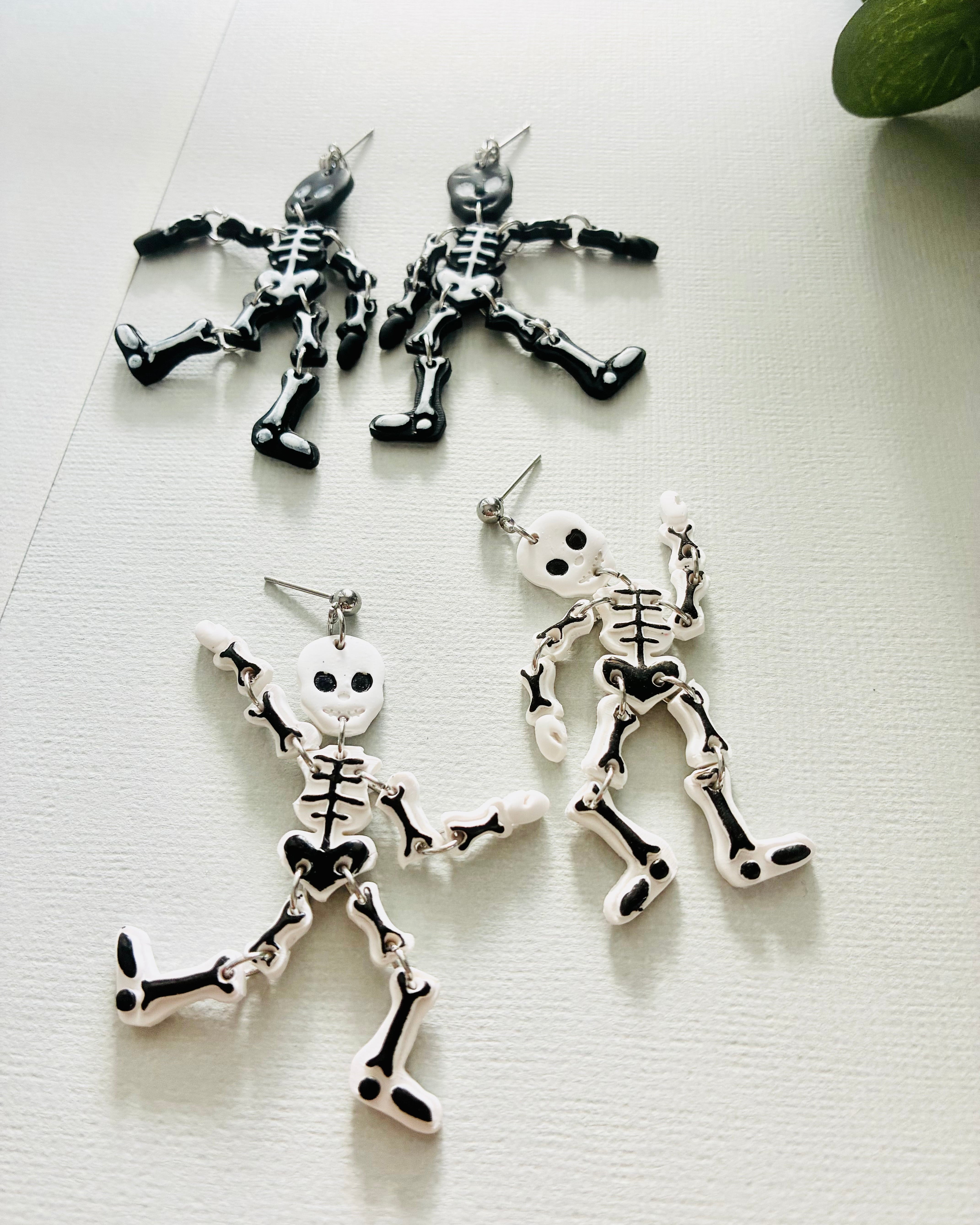 Spooky skeleton Earrings