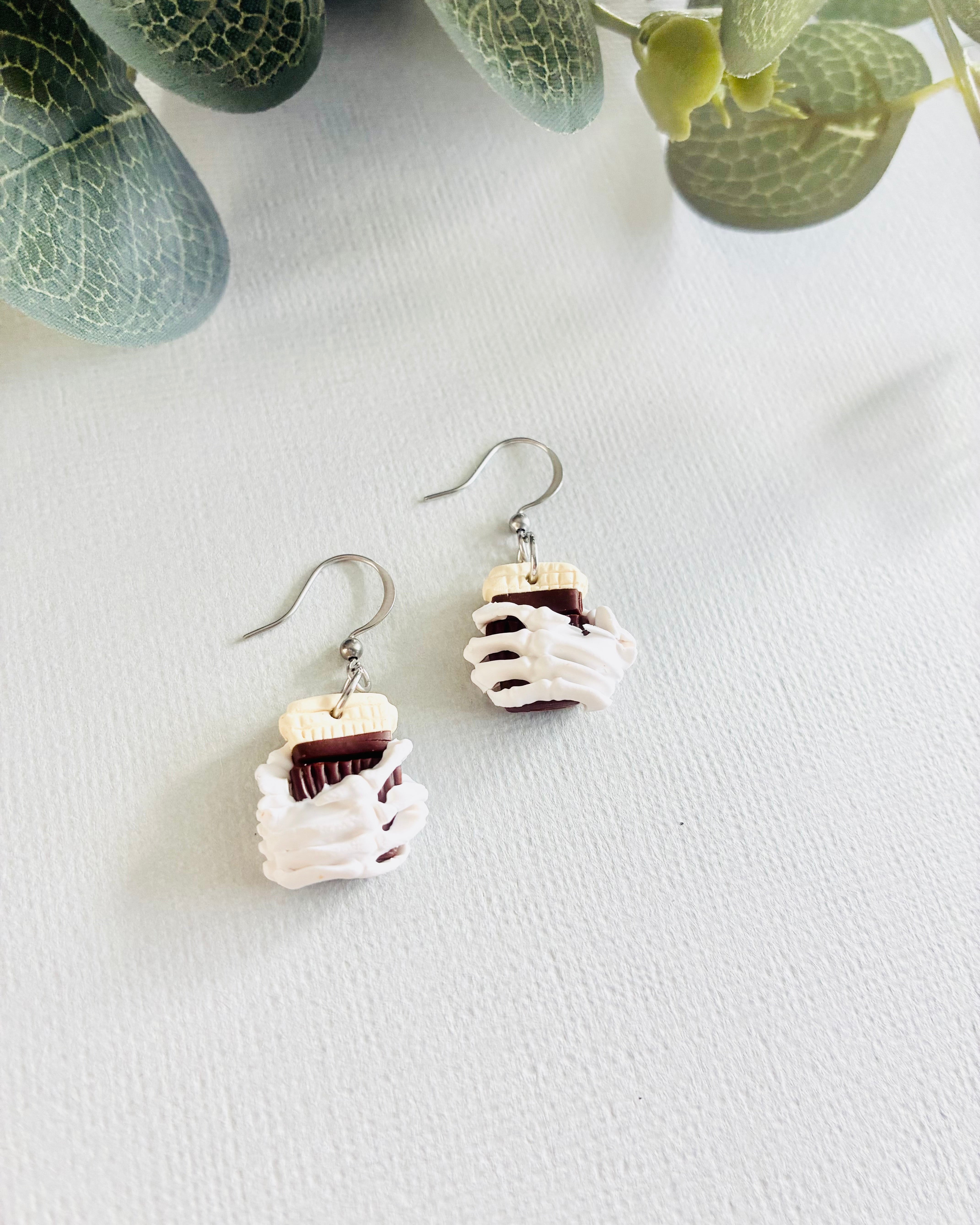 Coffee spooky Earrings