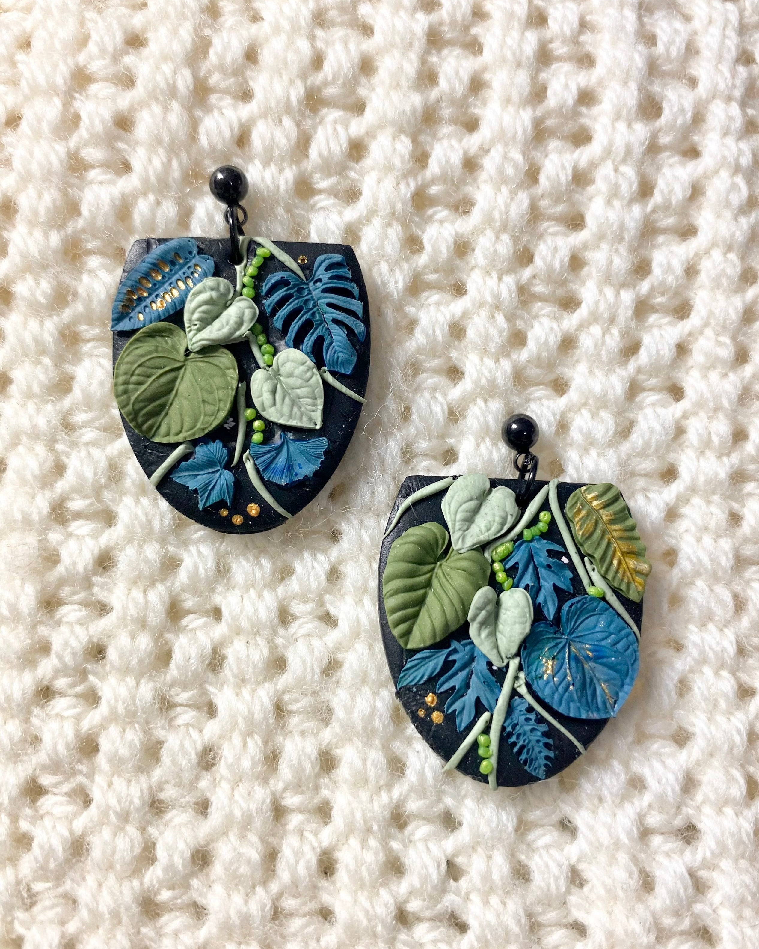 Indoor Garden Earrings