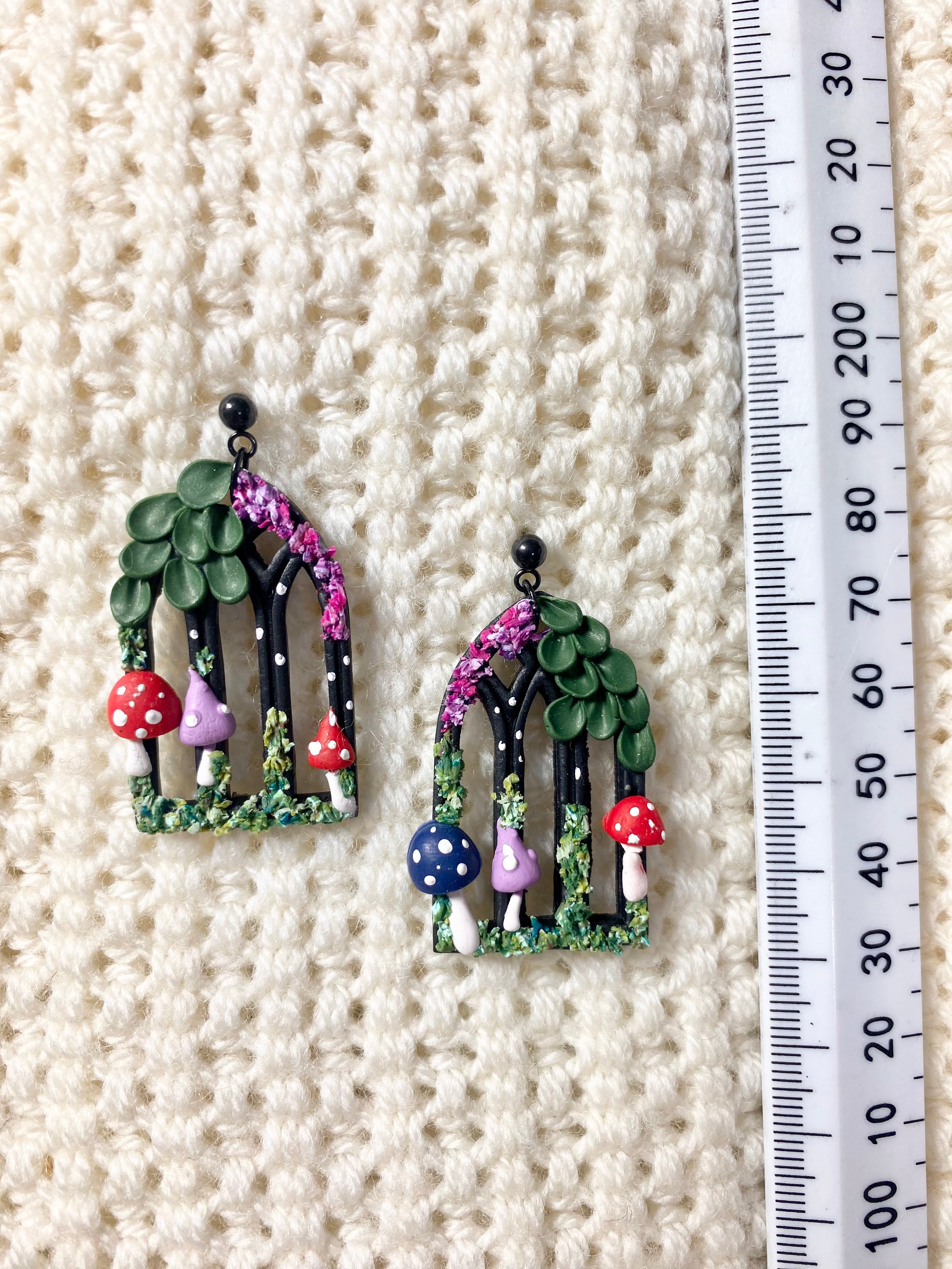 Mushroom-magic Earrings (1)