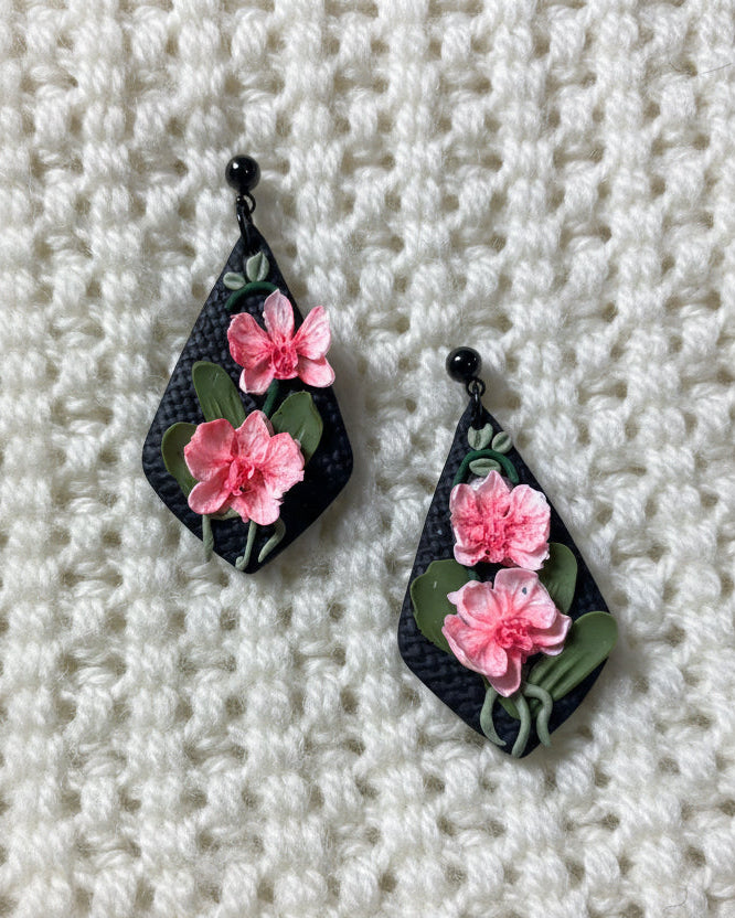 Orchid mini Earrings