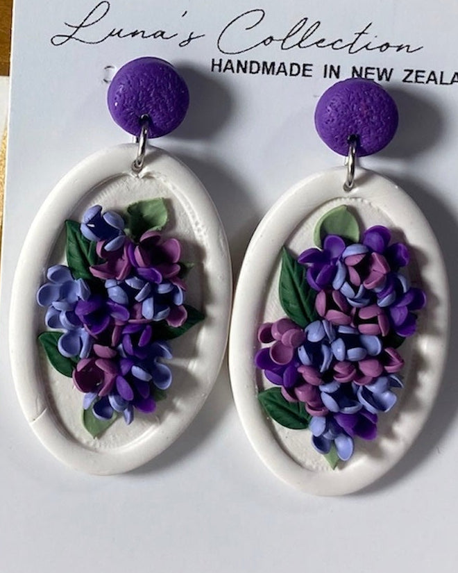 Hydrangea Earrings