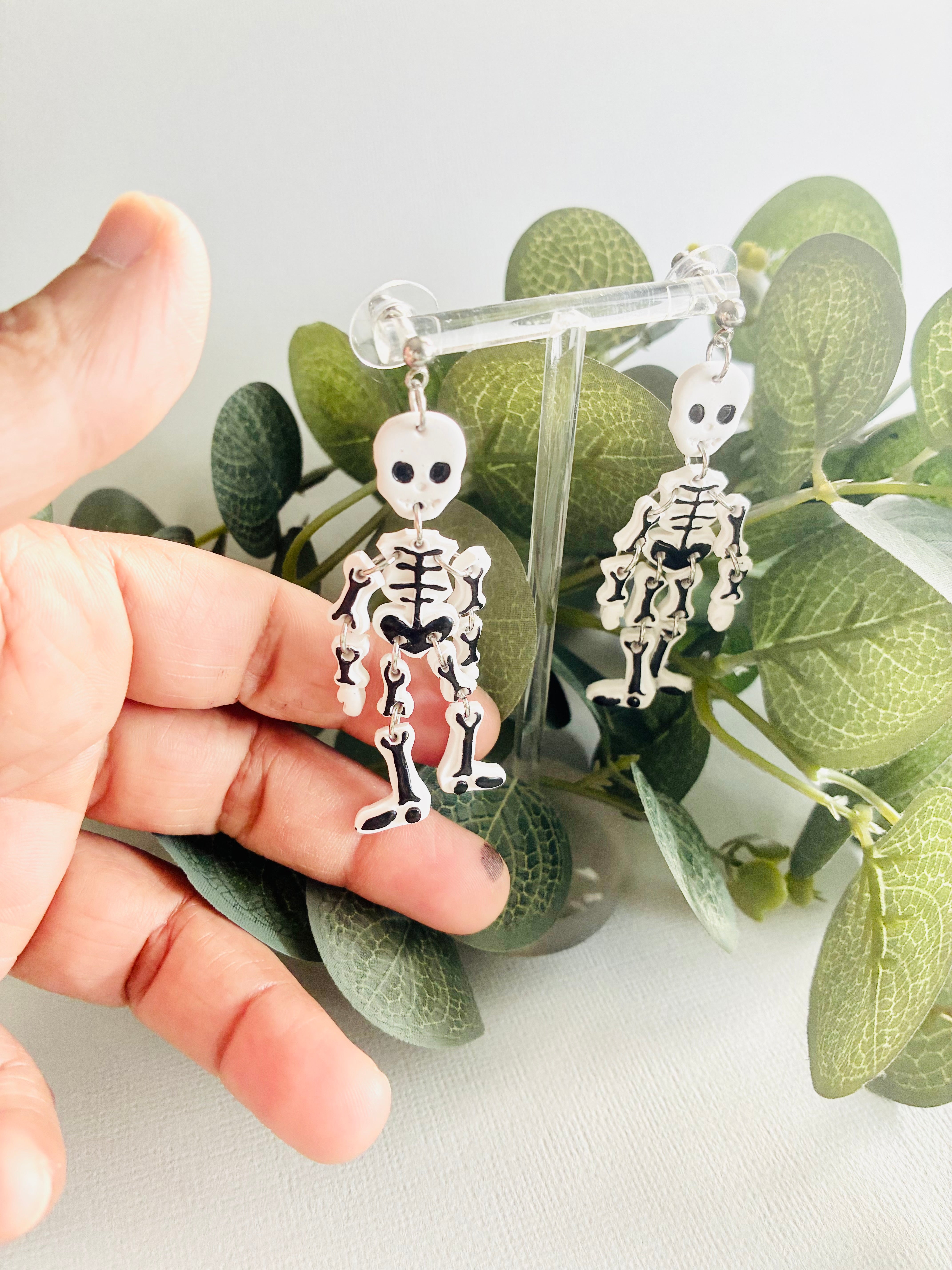 Spooky skeleton Earrings