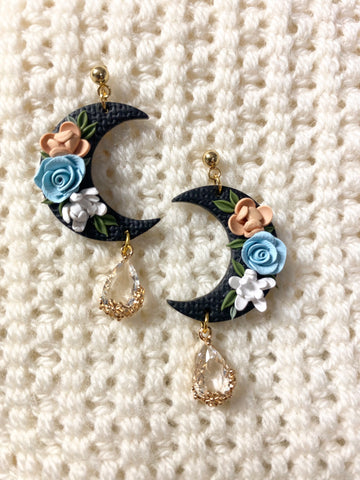 Moon flower Earrings