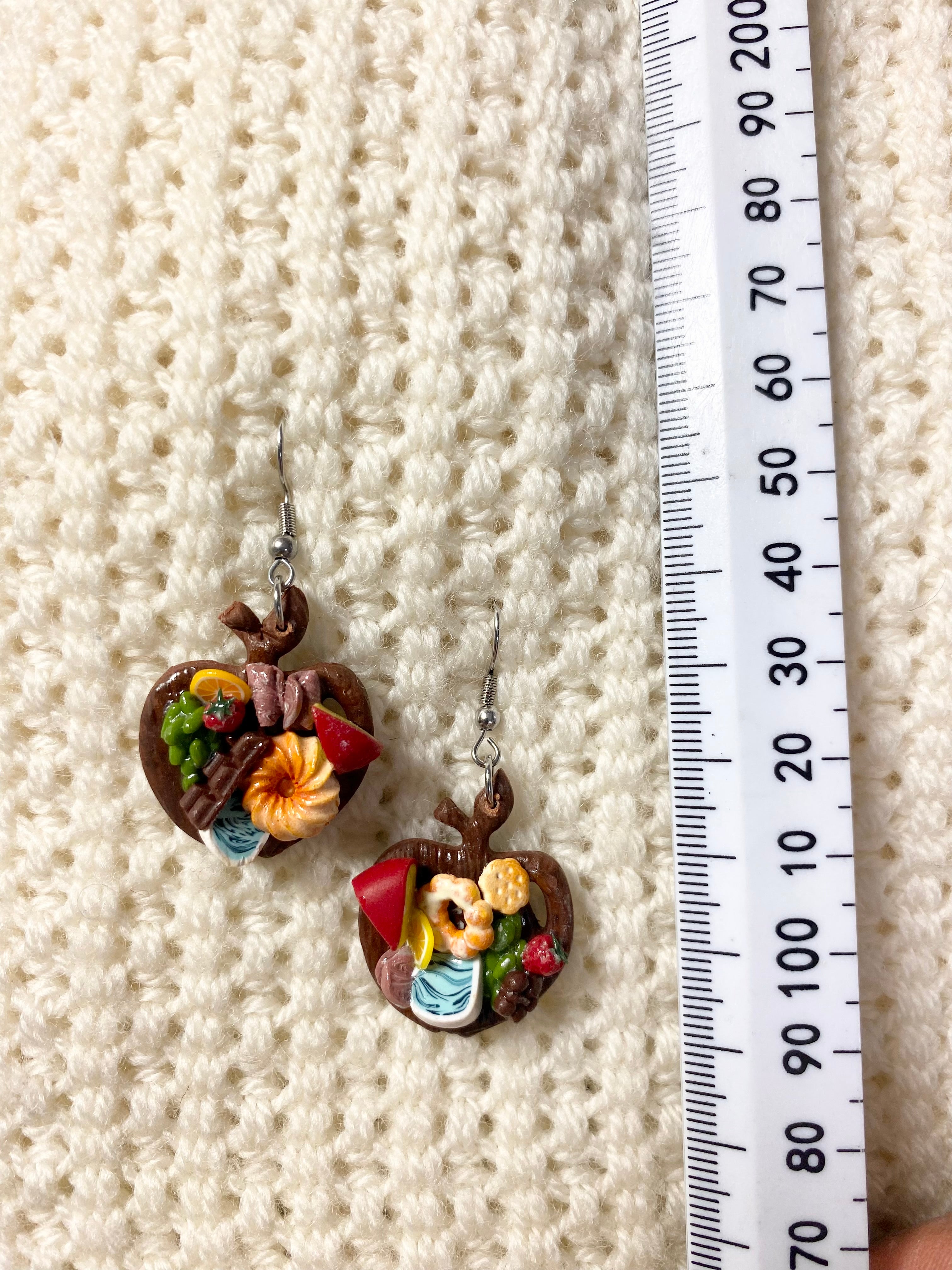 Cheese Board Earrings (mini)