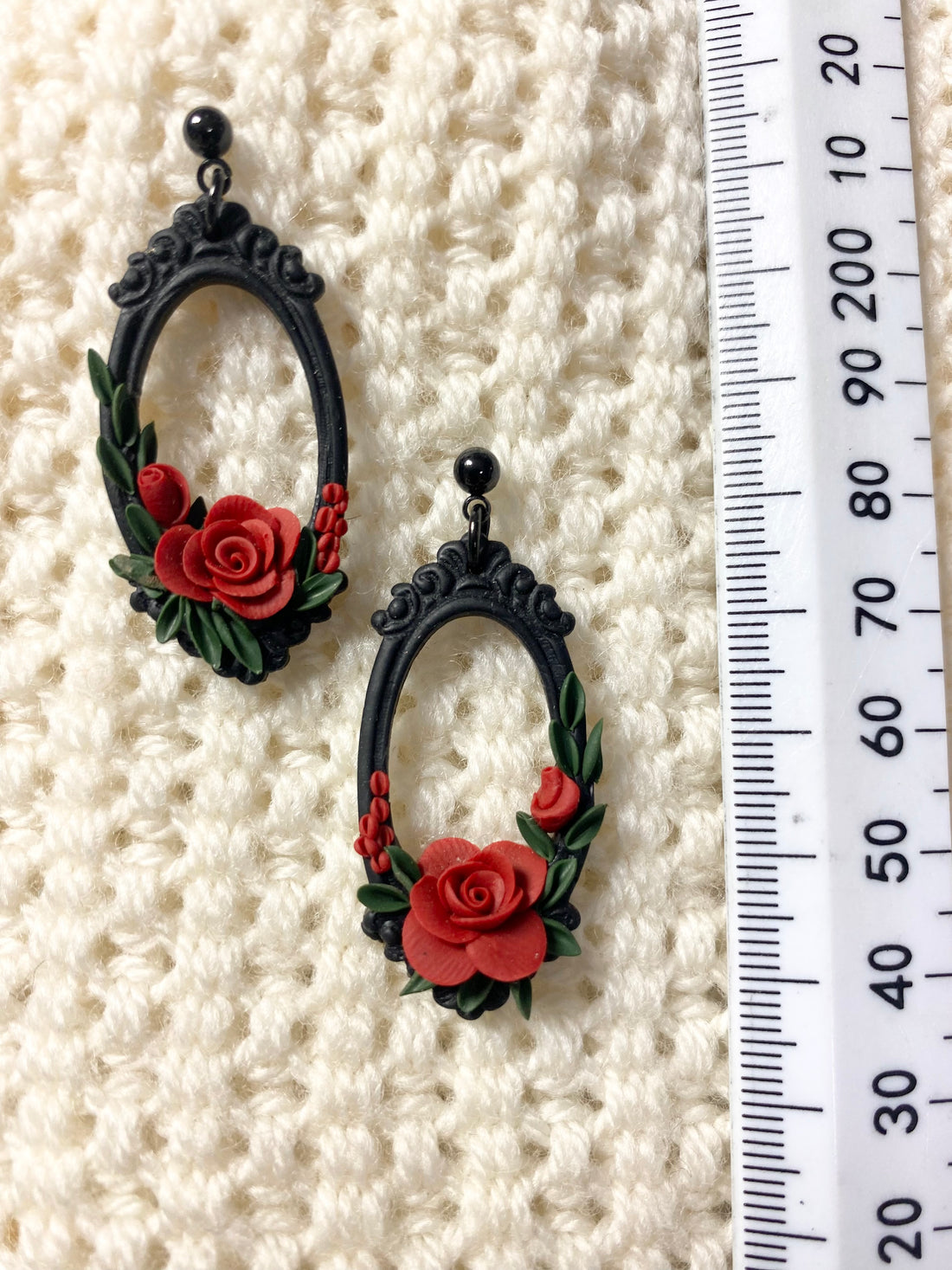 Vintage Rose Earrings