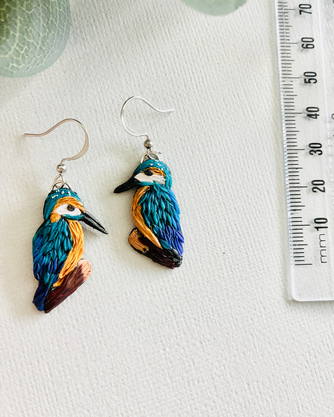kingfisher/ Kōtare Earrings