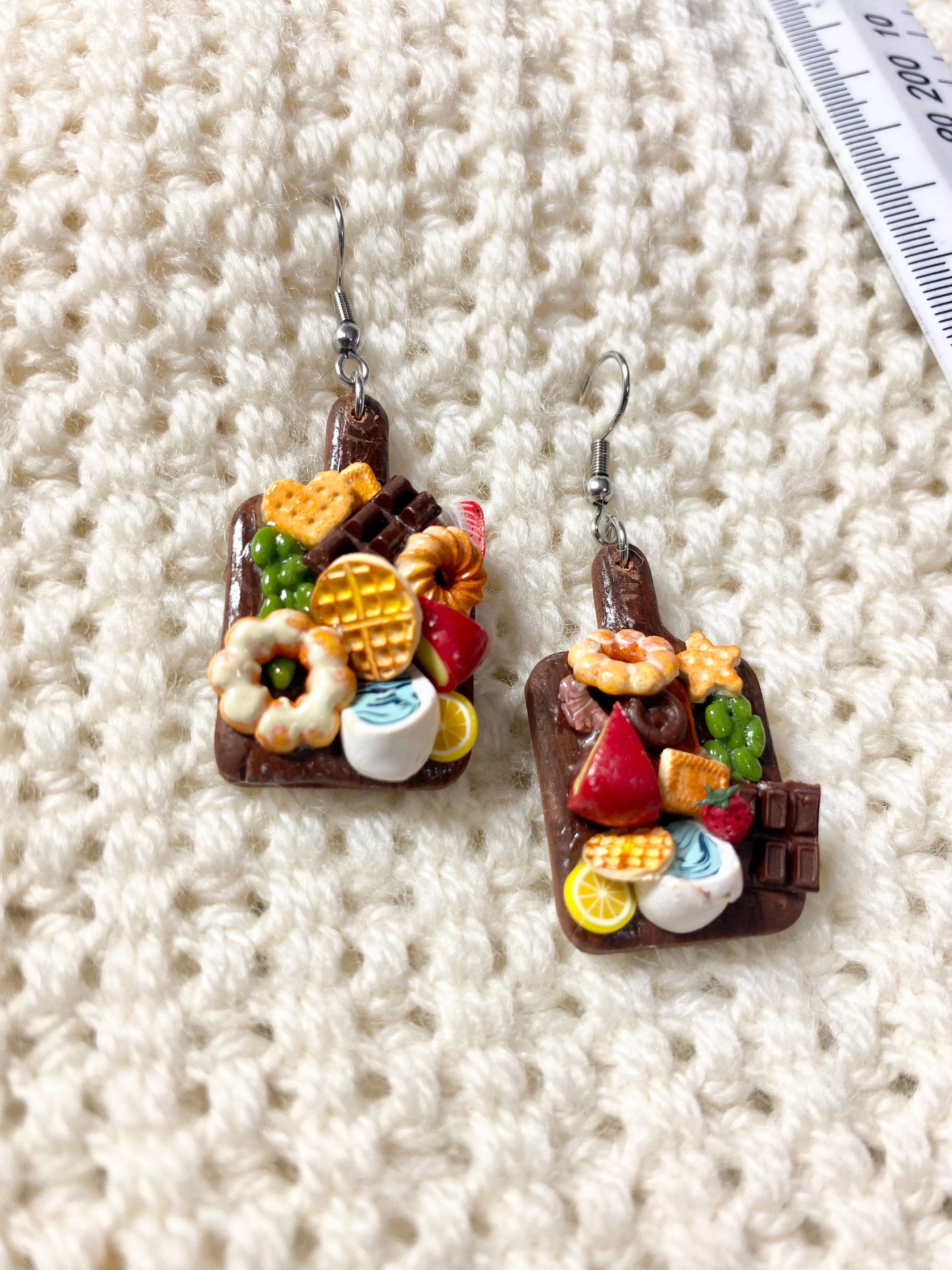 Cheese Board Earrings (mini)