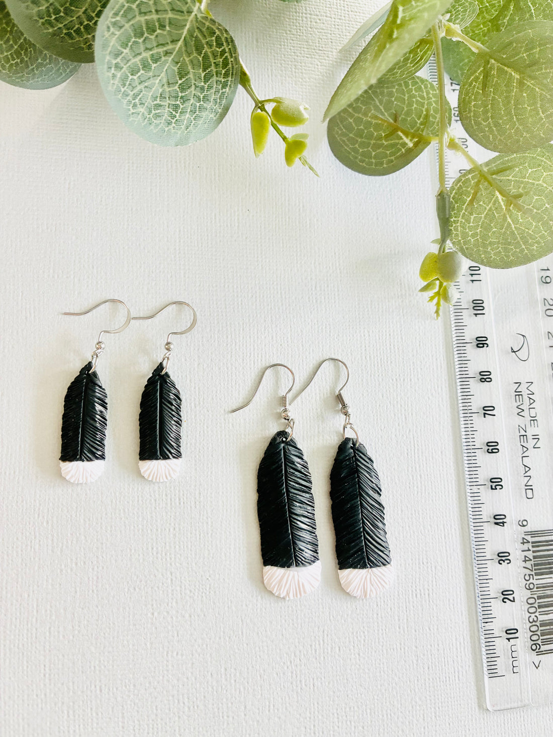 Huia Feather Earrings