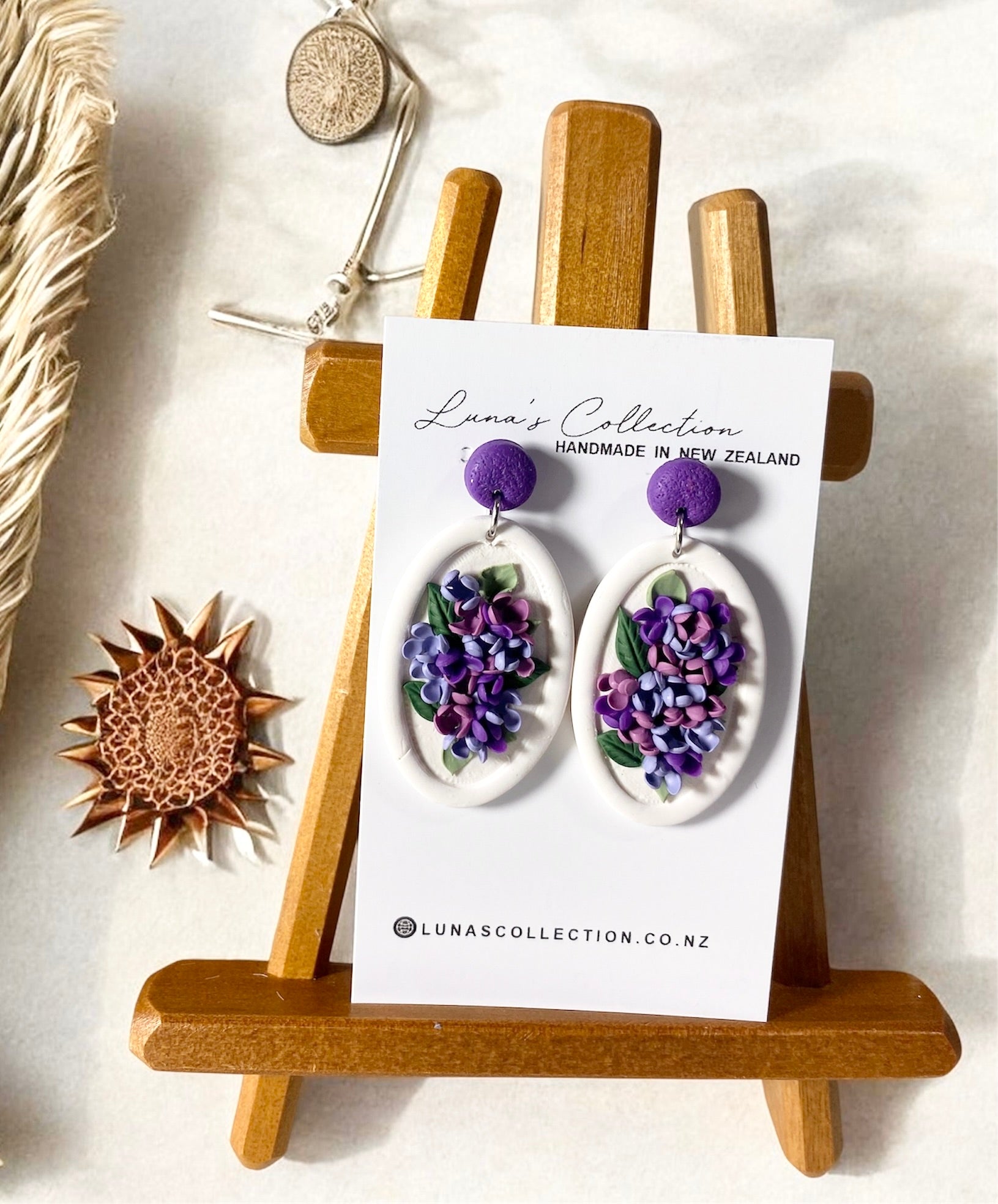 Hydrangea Earrings