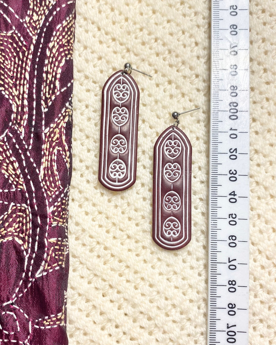 Koru long Earrings