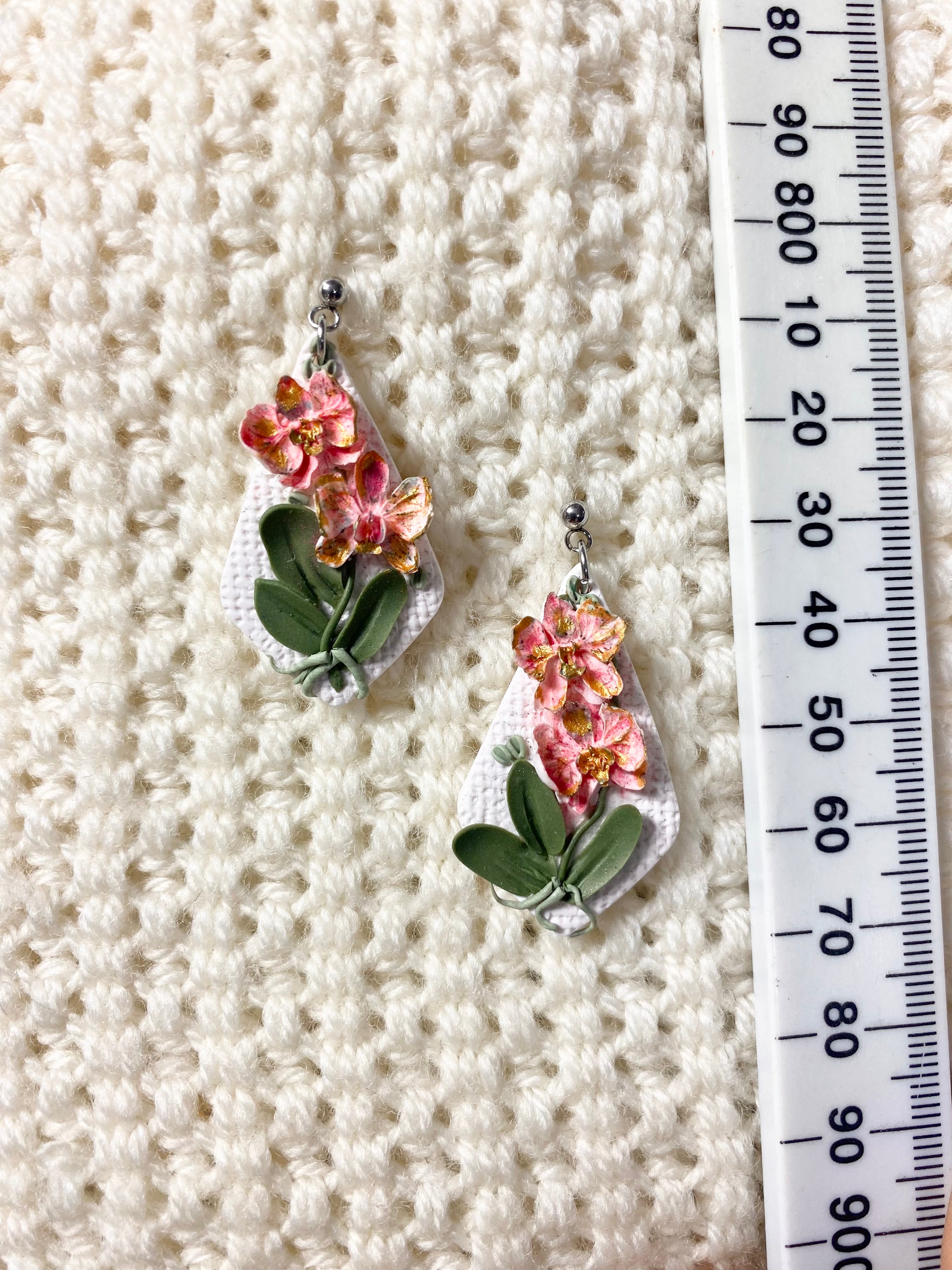 Orchid mini Earrings