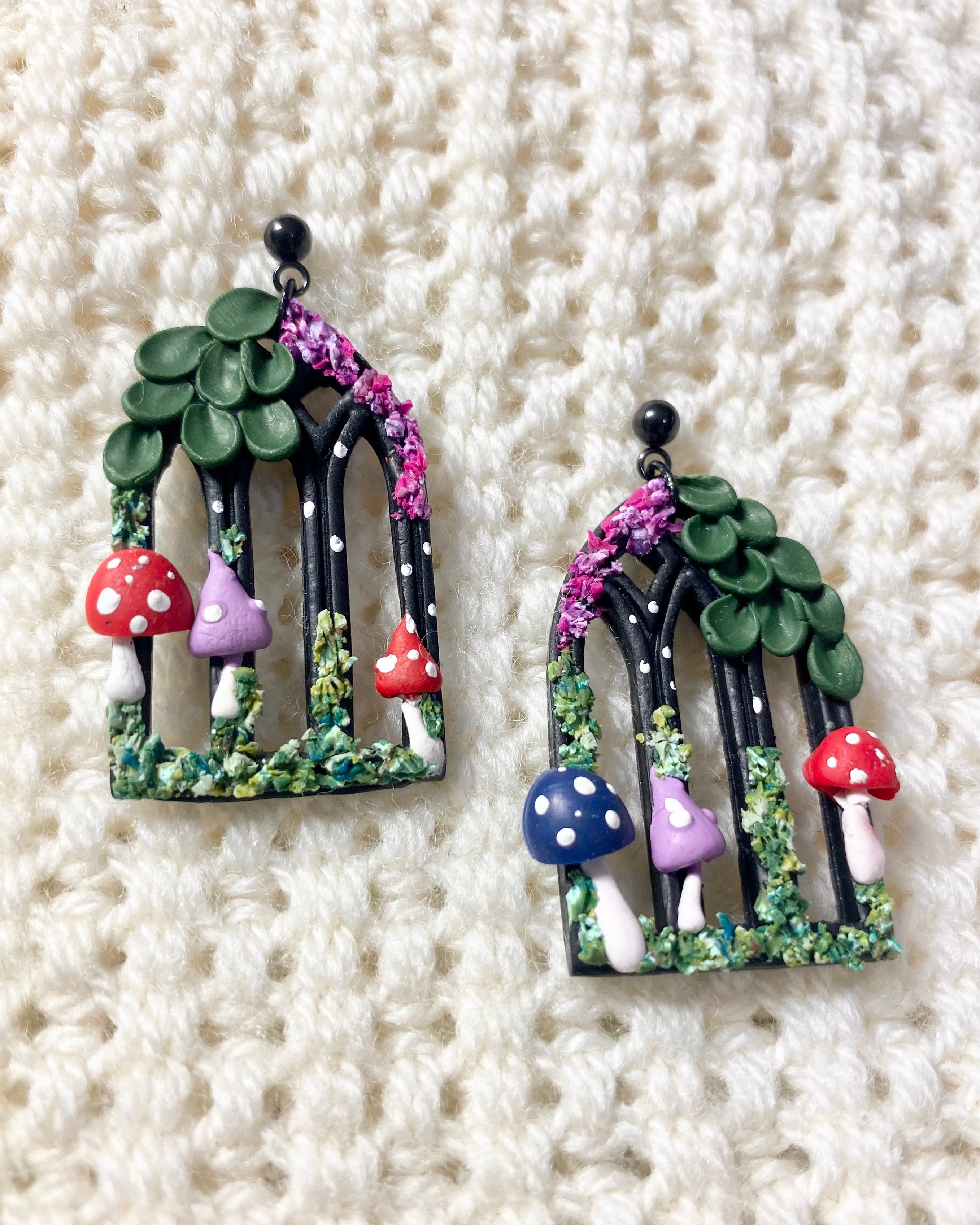 Mushroom-magic Earrings (1)