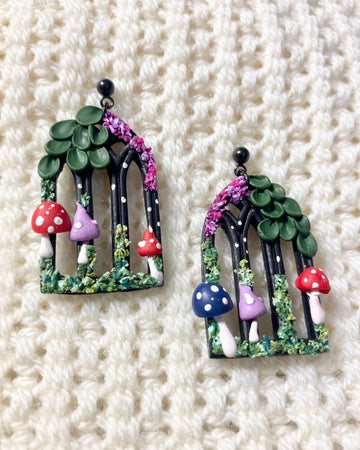 Mushroom-magic Earrings (1)