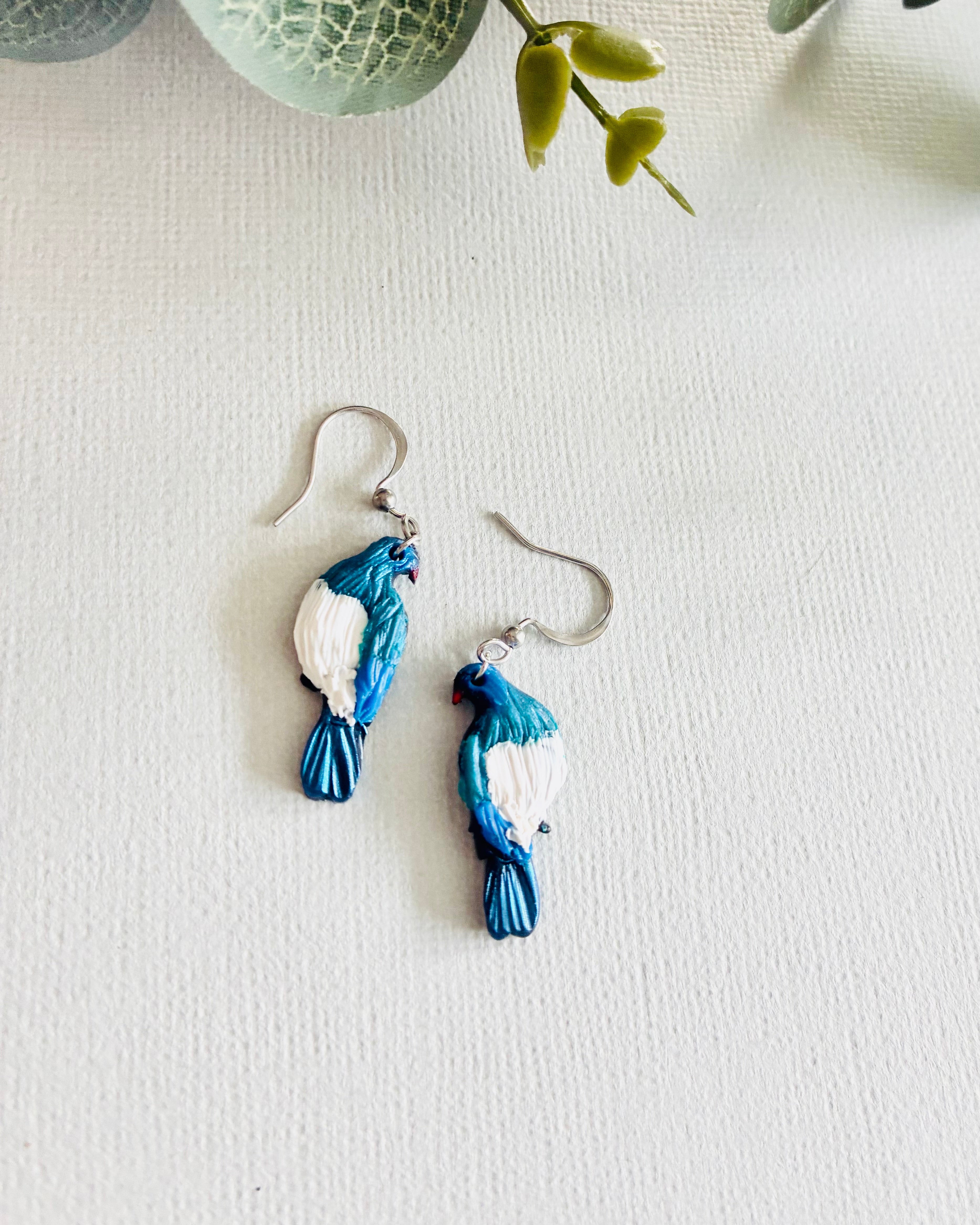 Kereru/ Wood pigeon (small) Earrings