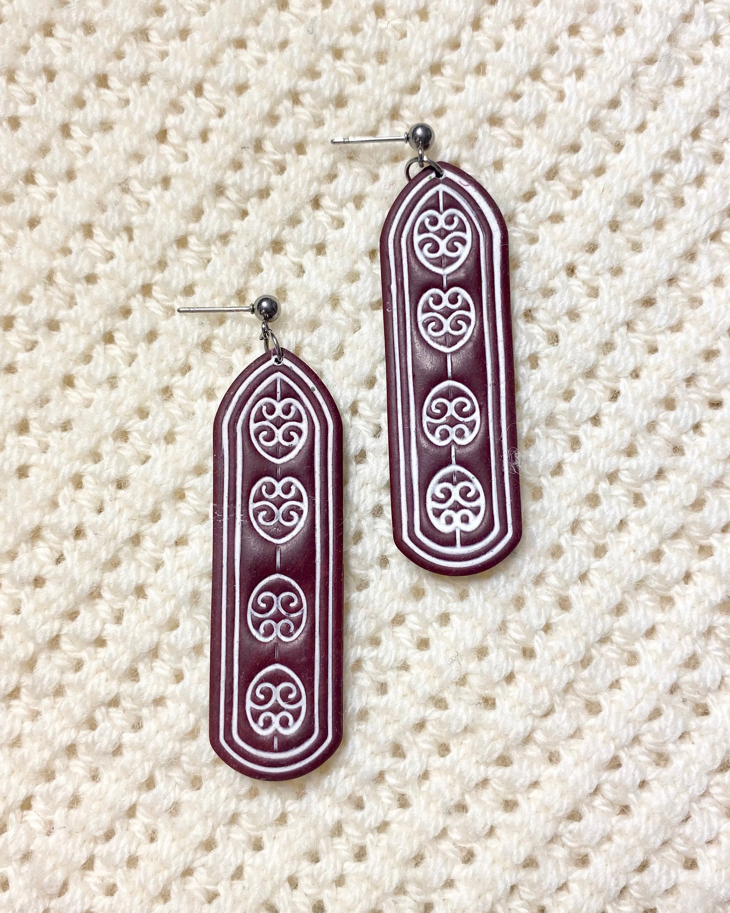 Koru long Earrings