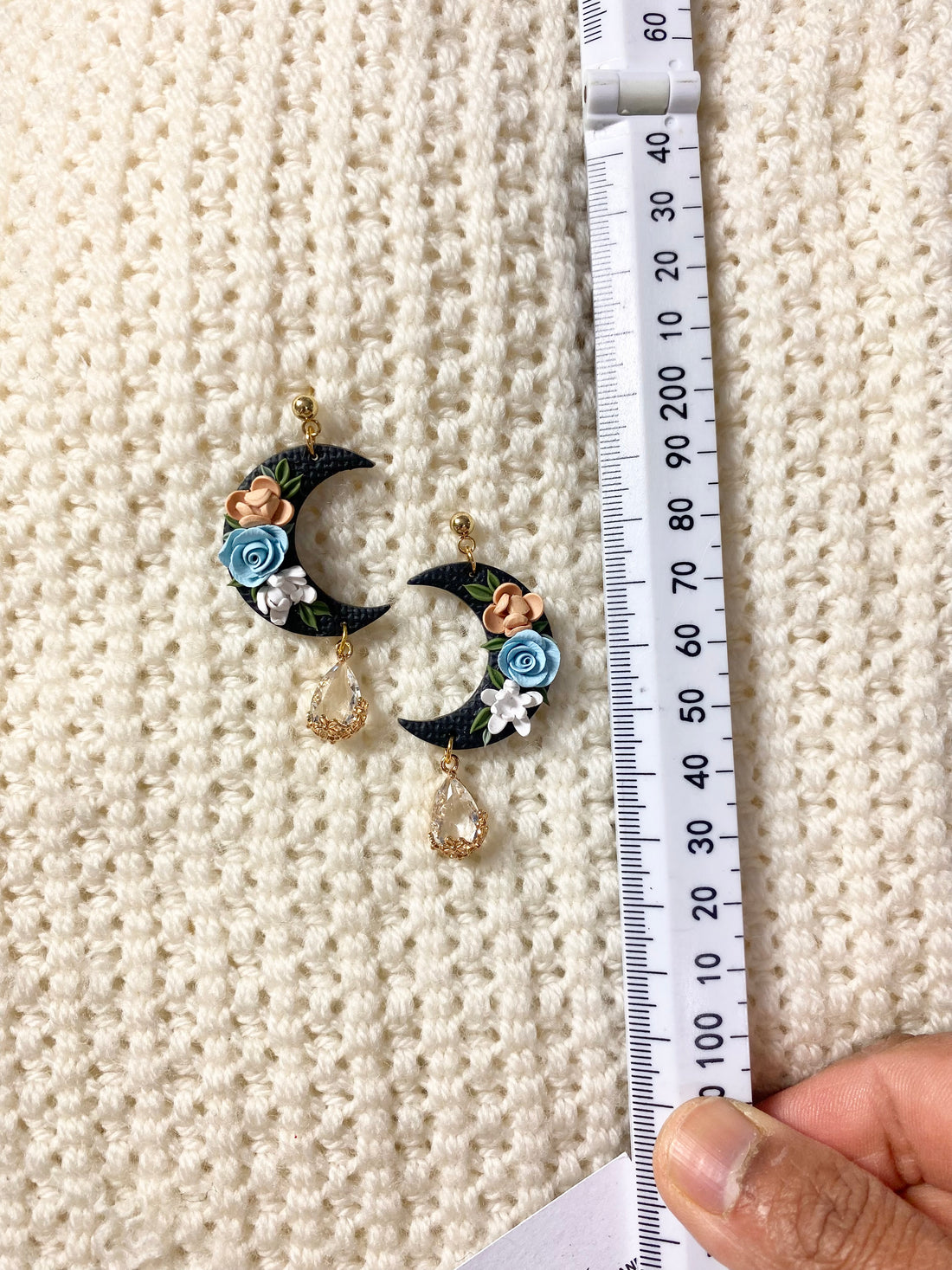 Moon flower Earrings
