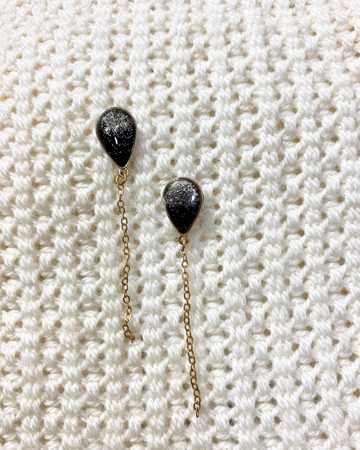 Balloon and chain Earrings