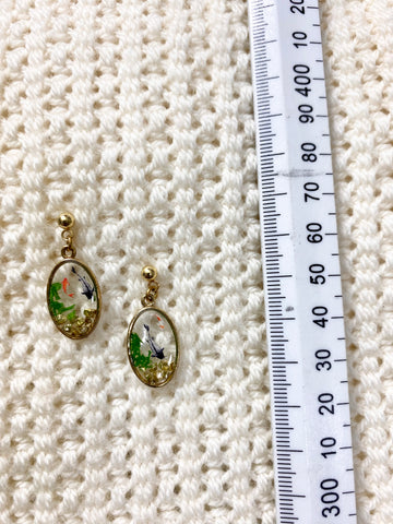 Koi pond Earrings