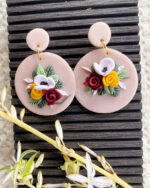 Handmade floral jewellery, statement jewellery