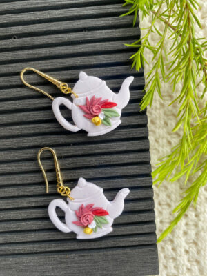 Handmade Teapot Earring