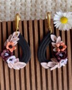 Floral handmade earrings