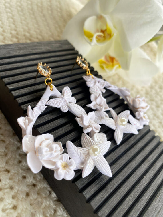 Handmade earrings exclusive design, wedding jewellery, statement jewellery