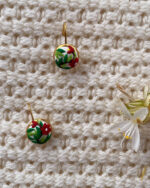 Handmade floral earrings