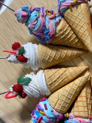 Icecream earrings