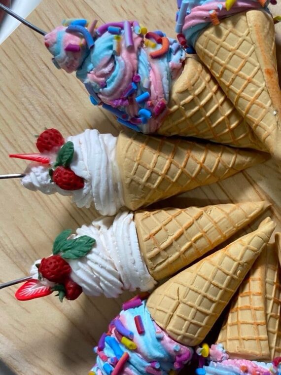 Icecream earrings