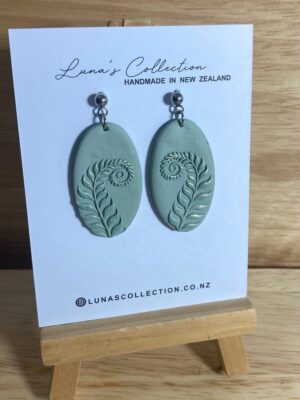 Fern handmade earring