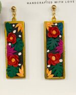 Tropical themed earrings