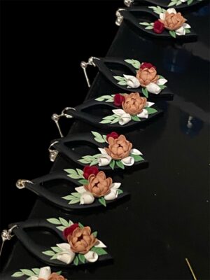 Handmade Floral earrings