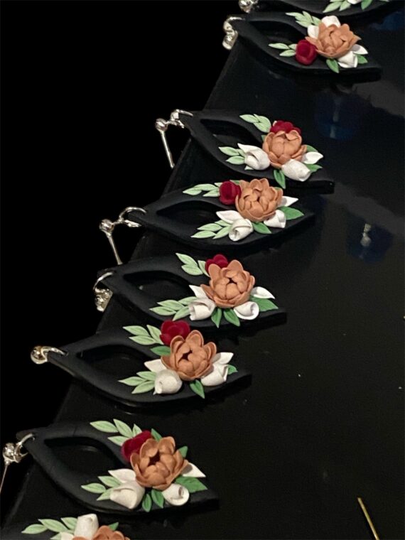 Handmade Floral earrings