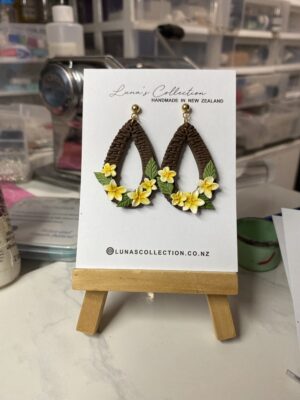 Frangipani earring